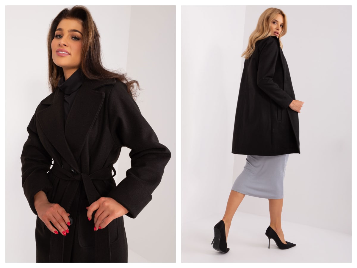 Czarny płaszcz – modowa klasyka zawsze na topie