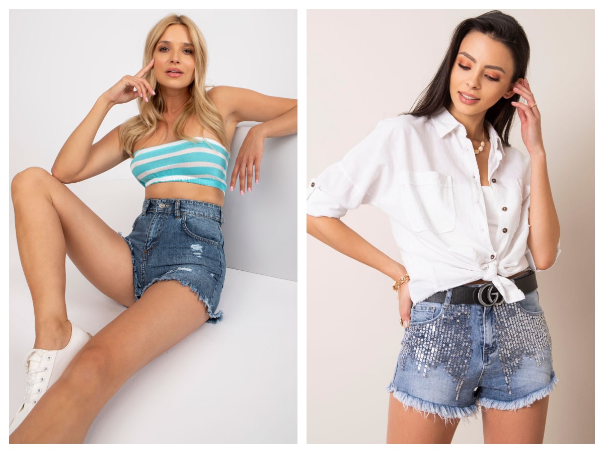 Spodenki jeansowe damskie – modny wybór na lato